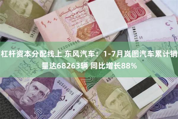 杠杆资本分配线上 东风汽车：1-7月岚图汽车累计销量达68263辆 同比增长88%